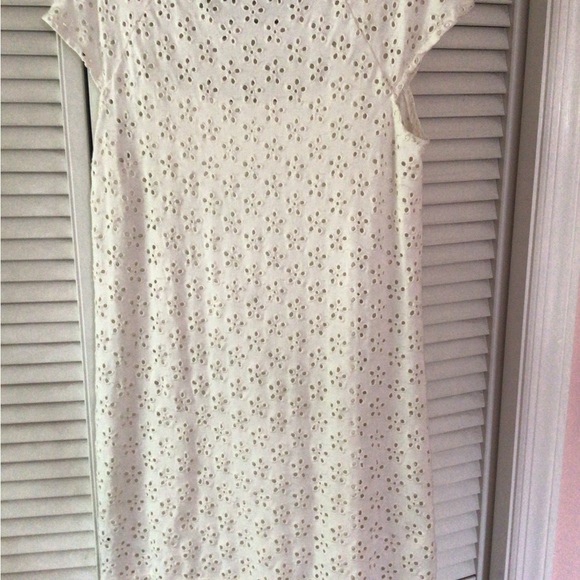 Tommy Hilfiger Cream Eyelet Lined Dress - Picture 7 of 7